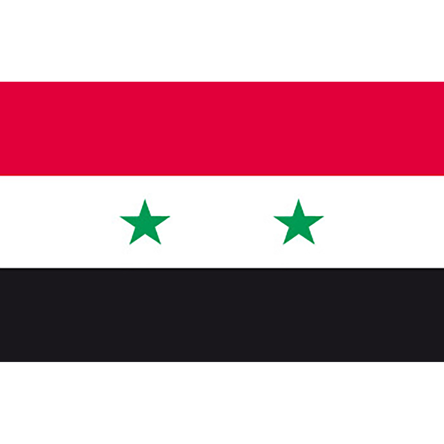 Official flag of Syria