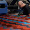 Reactive fabric printing