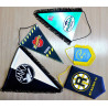Supporter pennants and table flags