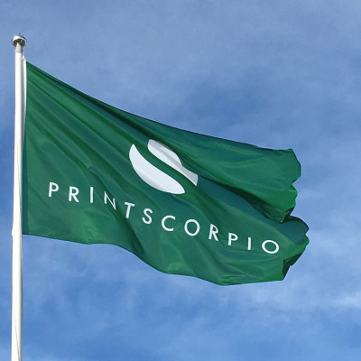 Company and advertisement flags - Printscorpio